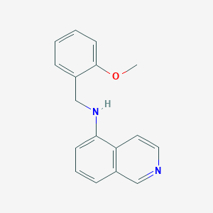 molecular formula C17H16N2O B1519452 N-[(2-methoxyphenyl)methyl]isoquinolin-5-amine CAS No. 1152972-67-2