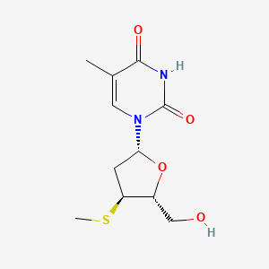 Thymidine, 3'-S-methyl-3'-thio-