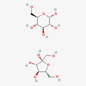 (2R,3S,4S,5R)-2,5-bis(hydroxymethyl)oxolane-2,3,4-triol;(2S,3R,4S,5S,6R)-6-(hydroxymethyl)oxane-2,3,4,5-tetrol