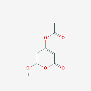 6-Hydroxy-2-oxo-2h-pyran-4-yl acetate