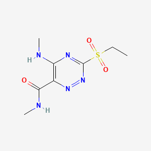 as-Triazine-6-carboxamide, 3-(ethylsulfonyl)-N-methyl-5-(methylamino)-