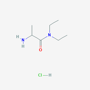 molecular formula C7H17ClN2O B1519459 2-氨基-N,N-二乙基丙酰胺盐酸盐 CAS No. 856984-10-6
