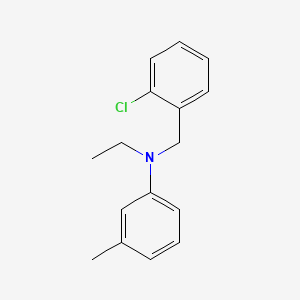 Benzenemethanamine, 2-chloro-N-ethyl-N-(3-methylphenyl)-