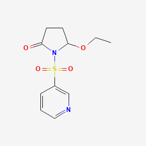 2-Pyrrolidinone, 5-ethoxy-1-(3-pyridinylsulfonyl)-