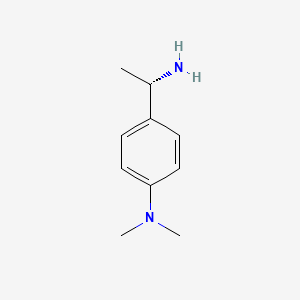 molecular formula C10H16N2 B1519465 (S)-4-(1-氨基乙基)-N,N-二甲基苯胺 CAS No. 942995-65-5