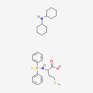 N-cyclohexylcyclohexanamine;2-(diphenylphosphinothioylamino)-4-methylsulfanylbutanoic acid