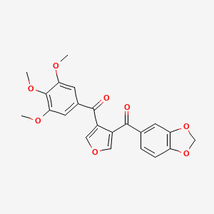 Dibenzoylfuran deriv