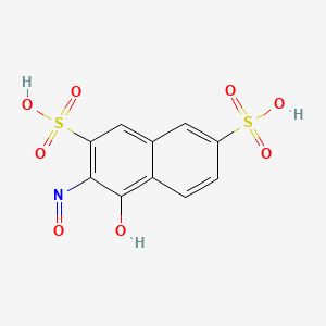 4-Hydroxy-3-nitroso-2,7-naphthalenedisulfonic acid