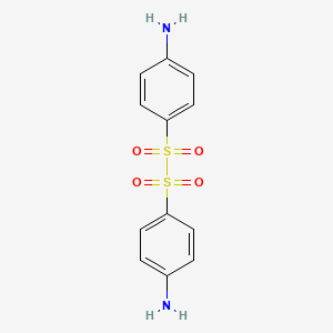 4-(2-(4-Aminophenyl)-1,1,2,2-tetraoxidodisulfanyl)phenylamine