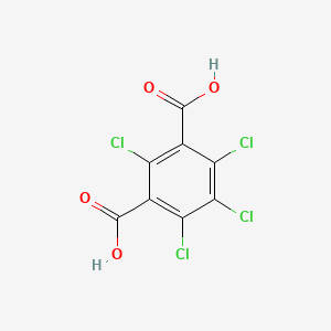 molecular formula C8H2Cl4O4 B15194850 2,4,5,6-Tetrachlorobenzene-1,3-dicarboxylic acid CAS No. 7401-89-0