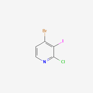 molecular formula C5H2BrClIN B1519505 4-Bromo-2-chloro-3-iodopyridine CAS No. 916203-52-6