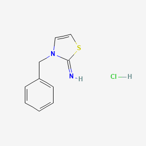 molecular formula C10H11ClN2S B1519509 3-苄基-2,3-二氢-1,3-噻唑-2-亚胺盐酸盐 CAS No. 39913-88-7