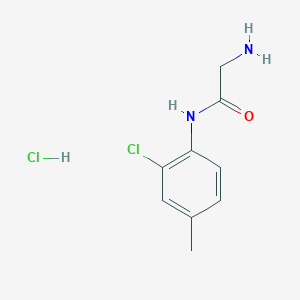 molecular formula C9H12Cl2N2O B1519517 2-氨基-N-(2-氯-4-甲苯基)乙酰胺盐酸盐 CAS No. 1221722-95-7