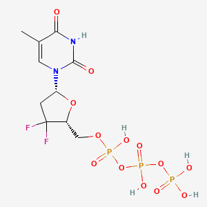 Thymidine 5'-(tetrahydrogen triphosphate), 3'-deoxy-3',3'-difluoro-