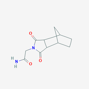 2-(3,5-Dioxo-4-azatricyclo[5.2.1.02,6]decan-4-yl)acetamide