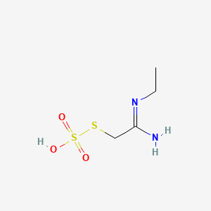 S-(2-(Ethylamino)-2-iminoethyl) hydrogen thiosulfate