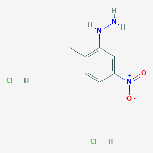 molecular formula C7H11Cl2N3O2 B1519547 (2-Methyl-5-nitrophenyl)hydrazine dihydrochloride CAS No. 1221725-20-7