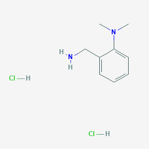 molecular formula C9H16Cl2N2 B1519548 2-(氨甲基)-N,N-二甲基苯胺二盐酸盐 CAS No. 1221725-71-8