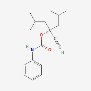 4-Ethynyl-2,6-dimethylheptan-4-yl phenylcarbamate