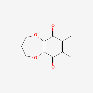 7,8-Dimethyl-3,4-dihydro-2H-1,5-benzodioxepine-6,9-dione