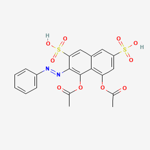 2,7-Naphthalenedisulfonic acid, 4,5-bis(acetyloxy)-3-(phenylazo)-