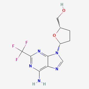 Adenosine, 2',3'-dideoxy-2-(trifluoromethyl)-