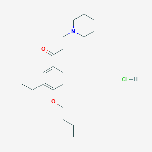 4'-Butoxy-3'-ethyl-3-piperidino-propiophenone hydrochloride