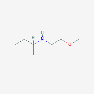 molecular formula C7H17NO B1519571 Butan-2-yl(2-methoxyethyl)amine CAS No. 1019499-98-9