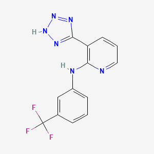 3-(1H-Tetrazol-5-yl)-N-(3-(trifluoromethyl)phenyl)-2-pyridinamine