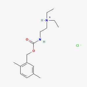 2,5-Dimethylbenzyl N-(2-(diethylamino)ethyl)carbamate hydrochloride