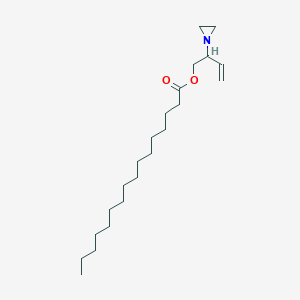 2-(Aziridin-1-yl)but-3-en-1-yl hexadecanoate