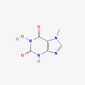 1-Hydroxy-7-methyl-3,7-dihydro-1H-purine-2,6-dione