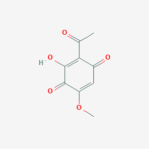 2-Acetyl-3-hydroxy-5-methoxycyclohexa-2,5-diene-1,4-dione