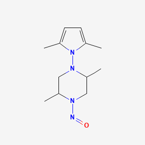 1-(2,5-Dimethyl-1H-pyrrol-1-yl)-2,5-dimethyl-4-nitrosopiperazine