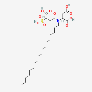 N-(1,2-Dicarboxyethyl)-N-octadecyl sulfosuccinamic acid