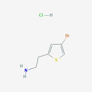B1519602 2-(4-Bromothiophen-2-yl)ethanamine hydrochloride CAS No. 1172469-40-7