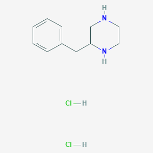 molecular formula C11H18Cl2N2 B1519617 2-Benzylpiperazine dihydrochloride CAS No. 1187930-09-1