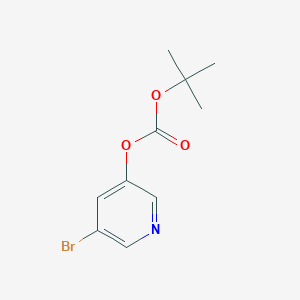 molecular formula C10H12BrNO3 B1519634 5-Bromopyridin-3-yl tert-butyl carbonate CAS No. 1087659-21-9