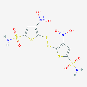 5,5'-Disulfanediylbis(4-nitrothiophene-2-sulfonamide)