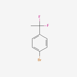 molecular formula C8H7BrF2 B1519640 1-溴-4-(1,1-二氟乙基)苯 CAS No. 1000994-95-5