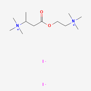 (2-Carboxy-1-methylethyl)trimethylammonium iodide ester with choline iodide