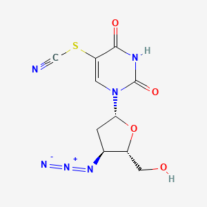 3'-Azido-2',3'-dideoxy-5-thiocyanatouridine