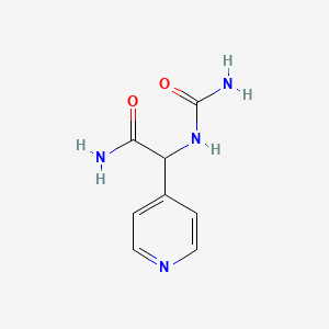 molecular formula C8H10N4O2 B1519647 2-[(Aminocarbonyl)amino]-2-pyridin-4-ylacetamide CAS No. 1214715-81-7
