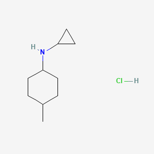 molecular formula C10H20ClN B1519650 N-环丙基-N-(4-甲基环己基)胺盐酸盐 CAS No. 1177271-63-4