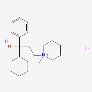 1-(3-Cyclohexyl-3-hydroxy-3-phenylpropyl)-1-methylpiperidinium iodide