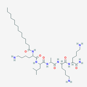 N2-(1-Oxotetradecyl)-L-lysyl-L-leucyl-L-alanyl-L-lysyl-L-lysinamide