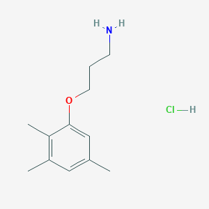 molecular formula C12H20ClNO B1519661 3-(2,3,5-Trimethylphenoxy)propan-1-amine hydrochloride CAS No. 1177299-18-1