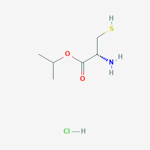 molecular formula C6H14ClNO2S B15196638 L-Cysteine isopropyl ester hydrochloride 