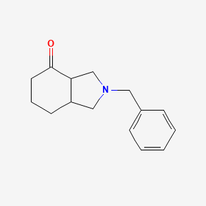 molecular formula C15H19NO B1519665 2-benzyloctahydro-4H-isoindol-4-one CAS No. 879687-90-8