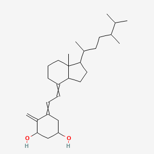 5-[2-[1-(5,6-dimethylheptan-2-yl)-7a-methyl-2,3,3a,5,6,7-hexahydro-1H-inden-4-ylidene]ethylidene]-4-methylidenecyclohexane-1,3-diol